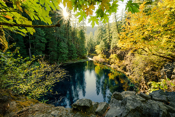 Autumn at Blue Pool