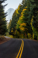 Mount Hood Autumn Road