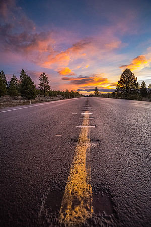 Cascade Lakes Highway Sunrise