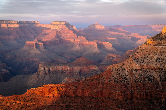 Red Sunset Mather Point, Grand Canyon