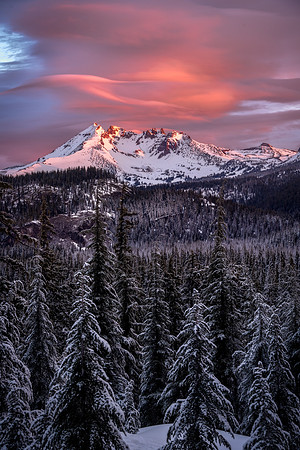 Broken Top Winter Morning
