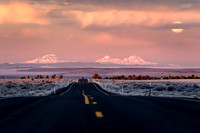 Three Sisters Morning Highway Moon