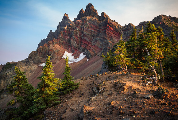 Three Fingered Jack from the Pacific Crest Trail