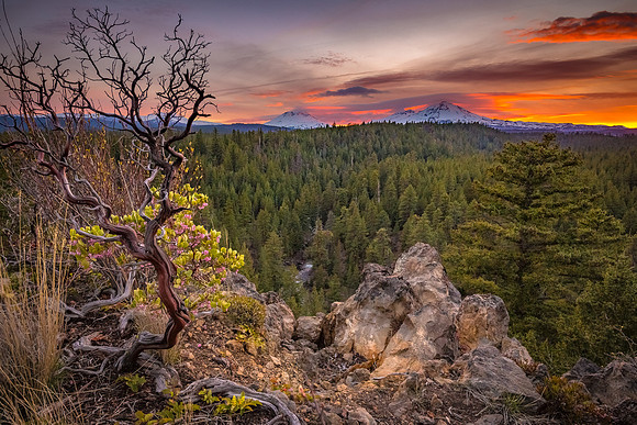 Wychus Overlook Sunset