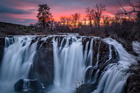 White River Falls Sunset