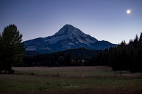 Mount Hood Elk Moon