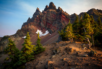 Three Fingered Jack from the Pacific Crest Trail, OR