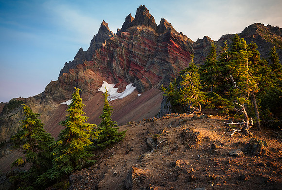 Three Fingered Jack from the Pacific Crest Trail, OR