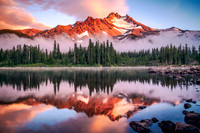 Scout Lake Red Sunset