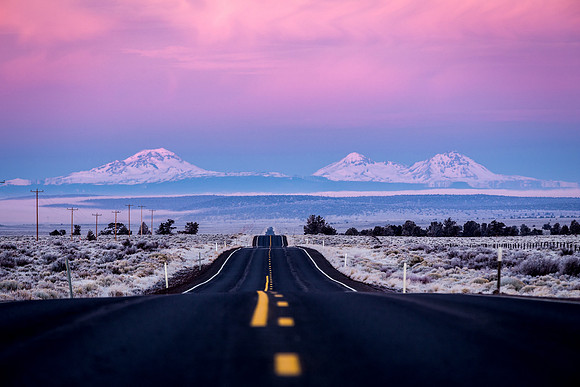 Three Sisters Morning Highway
