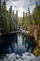 Winter at the Blue Pool