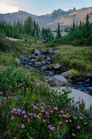 Summit Creek Evening Light