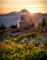 Black Butte Sunset