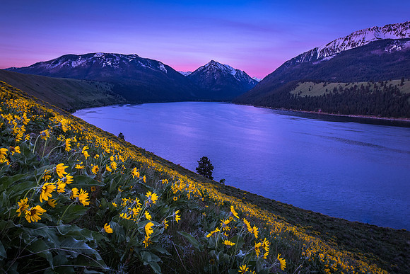 Wallowa Lake Alpenglow