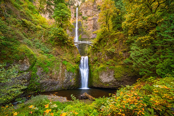 Multnomah Falls Autumn