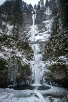 Frozen Multnomah Falls